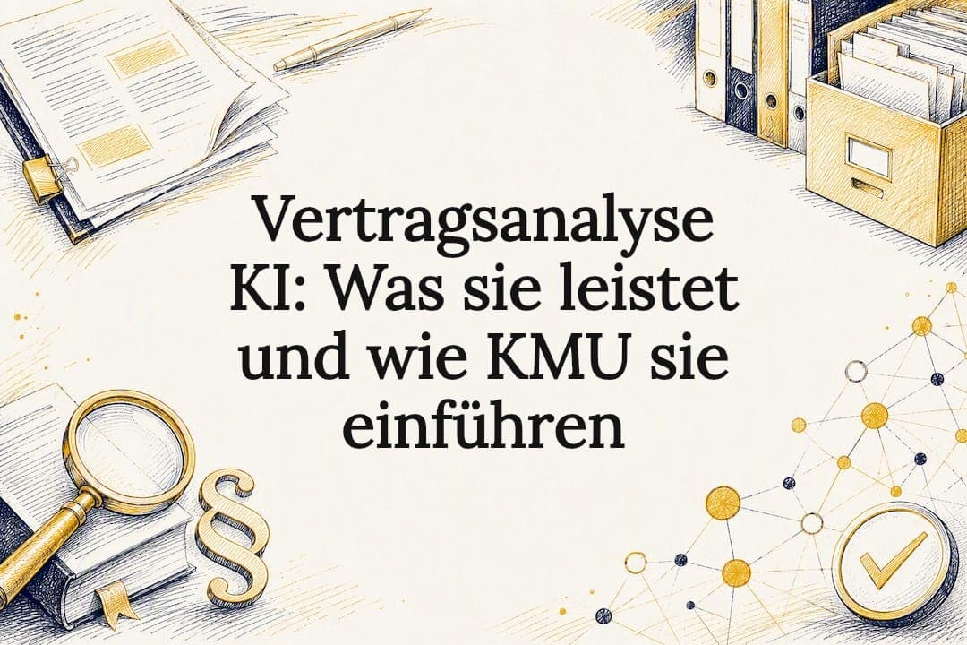 Vertragsanalyse KI: Was sie leistet und wie KMU sie einführen