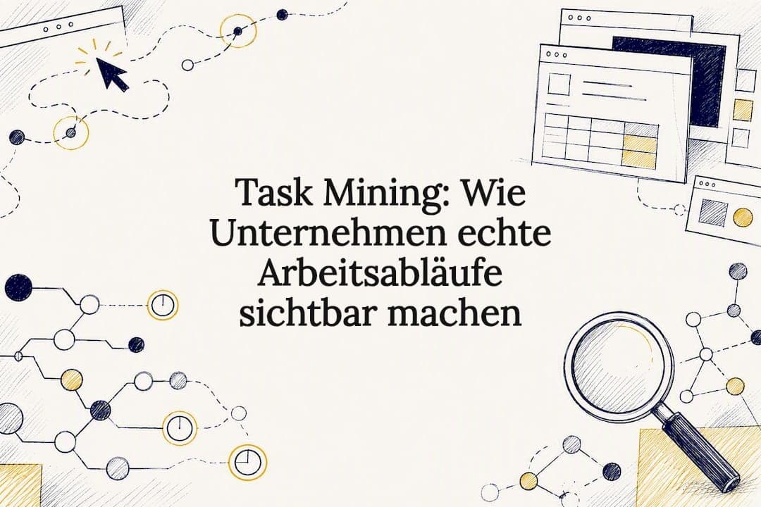 Task Mining: Wie Unternehmen echte Arbeitsabläufe sichtbar machen