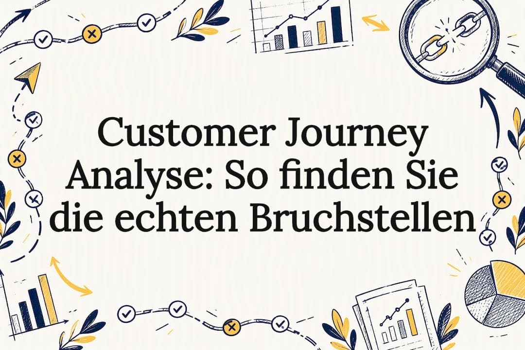 Customer Journey Analyse: So finden Sie die echten Bruchstellen