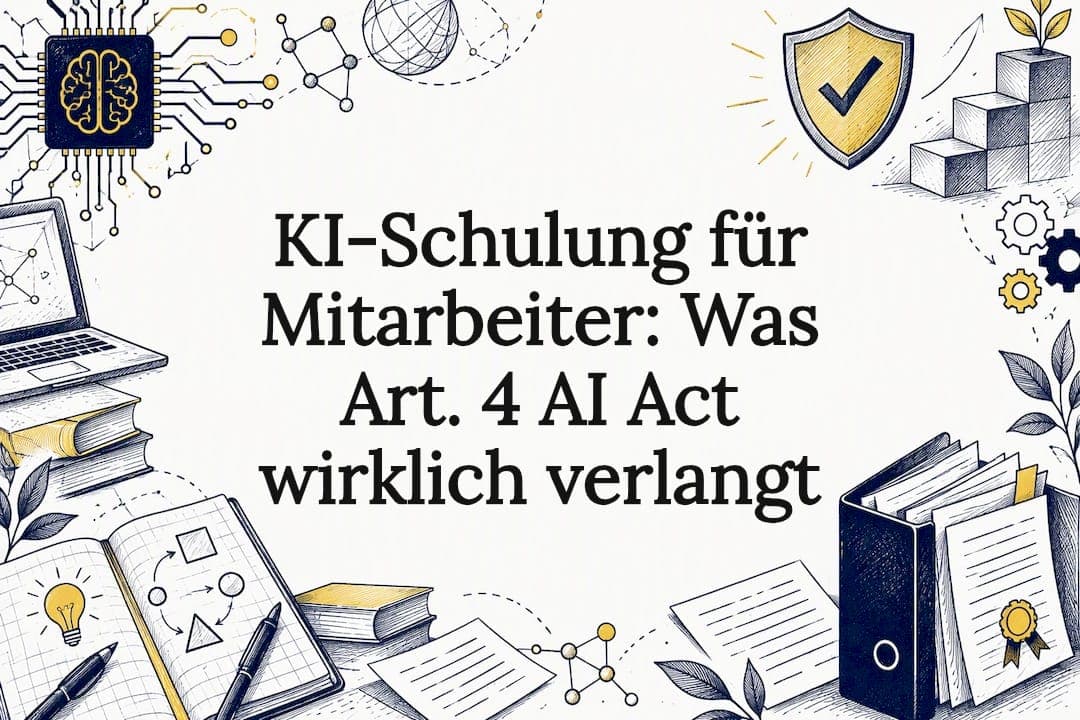 KI-Schulung für Mitarbeiter: Was Art. 4 AI Act wirklich verlangt